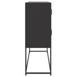 thumbnail of vidaXL Sideboard Schwarz 100,5x39x107 cm Stahl