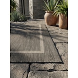 thumbnail of Teppich Balkon Unifarben Pflegeleicht Waschbar Strapazierfähig Terrasse Küche Läufer Schwarz 80x250 cm OEKO-TEX – ALSTER von Kadima Design