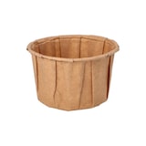 thumbnail of 100 Dressingbecher, Papier `pure` 110 ml Ø 7 cm · 4,2 cm braun