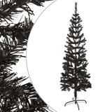 thumbnail of vidaXL Schlanker Weihnachtsbaum Schwarz 150 cm