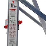 thumbnail of NAKLOE - Escalera 3 peldaños - Escalera 3 peldaños plegable - escalera aluminio - escalera plegable antideslizante - Duradera - escalera multiusos