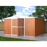 thumbnail of Capanno per esterno box in acciaio casetta da giardino 403x269cm x h 215cm - 149kg - 10,84mq LEGNO