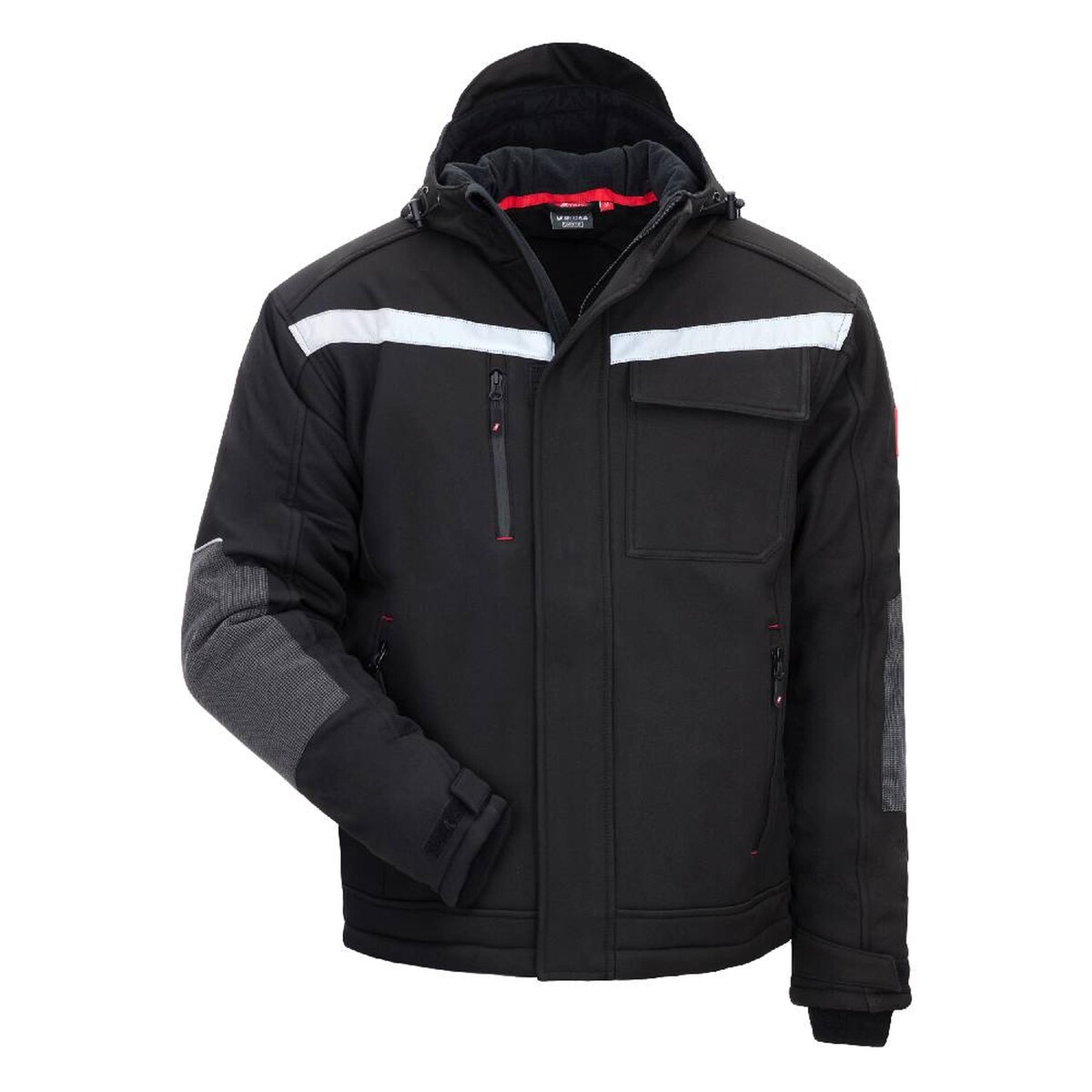 AS Arbeitsschutz Nitras Motion Tex Plus Winter-Softshelljacke | Gr. S | Arbeitsjacke | schwarz