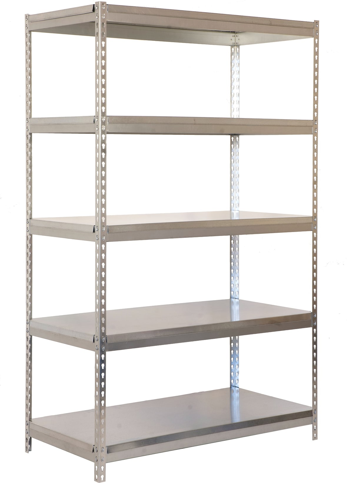 SimonRack Estantería Industrial, 2000x1000x600 mm, 300 kg de Punto Flexión, 5 Estantes Metálicos, Estantería Garaje, Galvanizado - Bricoforte