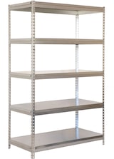 thumbnail of SimonRack Estantería Industrial, 2000x1000x600 mm, 300 kg de Punto Flexión, 5 Estantes Metálicos, Estantería Garaje, Galvanizado - Bricoforte
