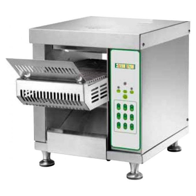 Macchina tostapane per tostare pane a ciclo continuo