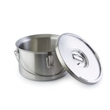 thumbnail of METRO PROFESSIONAL Thermoskan, roestvrij staal 18/10, Ø 32 cm, 10 liter, met deksel