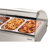 thumbnail of Warmhoudvitrine | RVS/Glas | R6 68L | 6x 1/3 GN | 230V | Achter Schuifdeuren | 1135x420x335(h)mm