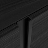 thumbnail of TV-Schrank, Lowboard, 315x61x35 cm, Für TV-Geräte bis zu 80", Elektrokamin XXL, Industriedesign, LED, Schwarz Eiche
