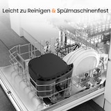 thumbnail of Heißluftfritteuse 9L mit Großes Sichtfenster | Friteuse Airfryer ohne Öl mit Digitalem Led Touchscreen, 8 Programmen, Shake-Modus, 1800W, Rezeptbuch