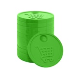 thumbnail of CombiCraft Winkelwagenmunt groen 50 eurocent formaat - per 500 stuks