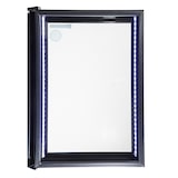 thumbnail of Gastro-Cool - Flaschenkühlschrank mit Glastür - schwarz - Hochleistungs-LED - GCKW65