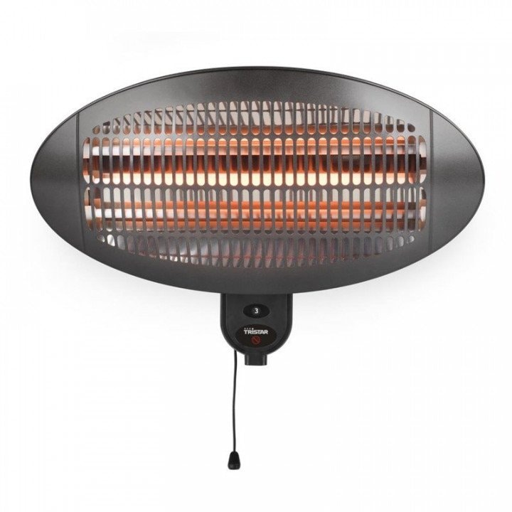 Tristar Terassenheizer Wandmontage KA-5286 2000 W Quarz Schwarz
