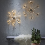 thumbnail of LED Schneeflocke Wanddeko Weihnachten Winter 144LED D: 60cm für Außen weiß