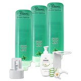 thumbnail of KOMPLETT-SET Duscherlebnis 12x425ml verschied. Düfte, 1x300ml Intim Reinigungsschaum+ 5x Wandhalterung : Duftnote - Fresh Mint: Minze, Teebaum, Farbe