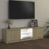 thumbnail of vidaXL TV-Schrank mit LED-Leuchten Sonoma-Eiche 120x30x35,5 cm
