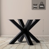 thumbnail of Tischbeine Harlan schwarz/100x100x71 cm