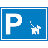 thumbnail of Hundeparkplatz Aufkleber waagerecht A0 (841x1189mm)