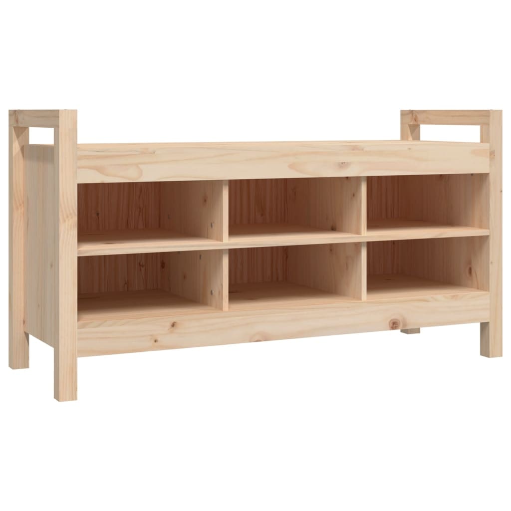 Helloshop26 - Eingangsbank 110 x 40 x 60 cm massives Kiefernholz 02_0011028