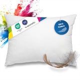 thumbnail of Federkissen Kissen 100% Federn 40x50 - 450g OEKO-TEX Füllkissen Bezug Baumwolle weiß / Innenkissen / Füllkissen / Kissenfüllung / kleine Sofakissen
