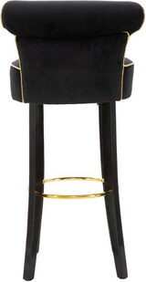 thumbnail of Sgabello Bar Elegante Nero cm 46X48X96 - LUXY