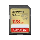 thumbnail of SanDisk Extreme SDXC 128GB Speicherkarte UHS-I V30 180MB/s