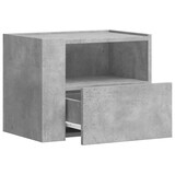 thumbnail of vidaXL Wand-Nachttisch Betongrau 45x30x35 cm