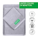 thumbnail of Benetton - Conjunto de 3 Toalhas de Banho (30x50 + 50x90 + 70x140cm) 450GSM 100% Algodão Cinzento