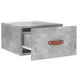 thumbnail of vidaXL Wand-Nachttisch Betongrau 35x35x20 cm