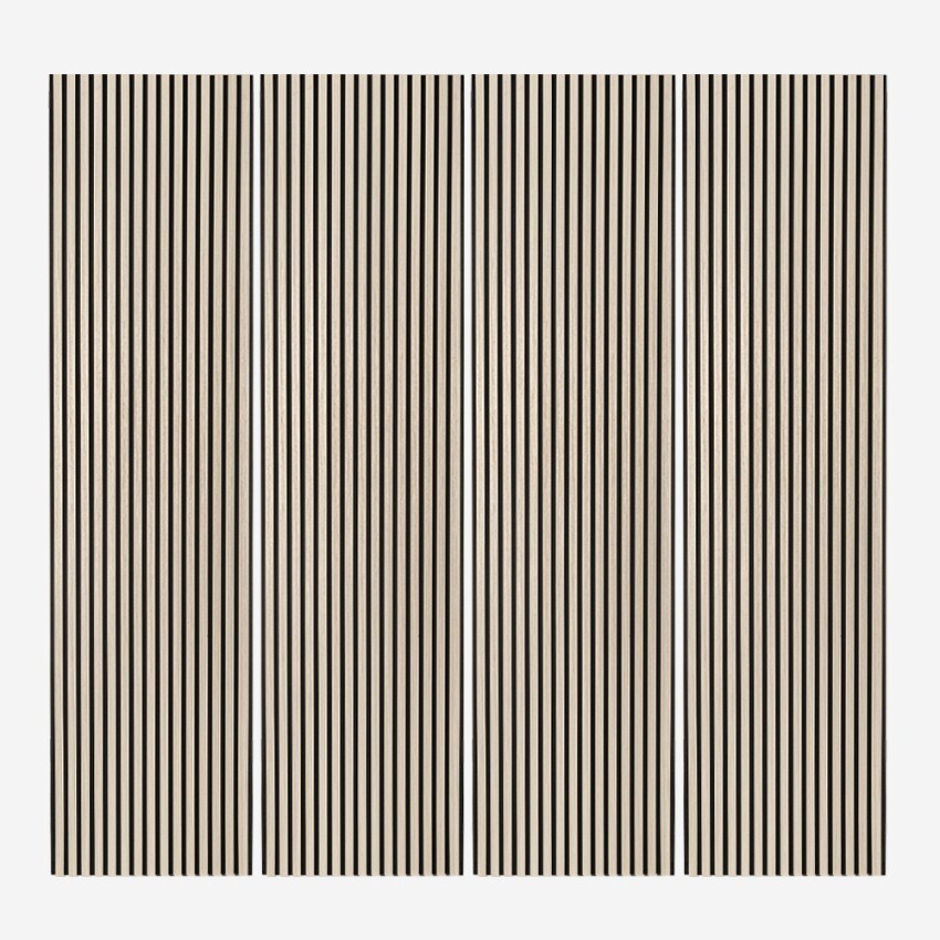 4 x pannelli fonoassorbenti 240x60 decorativi legno palissandro Swald-PFA24060RW