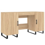 thumbnail of Bureau chêne sonoma 140x50x75 cm bois d'ingénierie Modèle Orion Office Prime