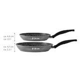 thumbnail of STONELINE® Pfannen-Set, 2-teilig, 24/28 cm, Antihaftbeschichtung, Induktion und backofengeeignet