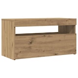 thumbnail of vidaXL TV-Schrank mit LED-Leuchten Artisan-Eiche 75x35x40 cm