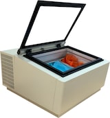 thumbnail of Speiseeisvitrine SPICCE Tischmodell | Öffnung Kundenseite + LED | 3x 5 Liter, HxBxT 37,5x67x75cm | -16/-18°C | Weiß | + CHEFGASTRO Geschirrtuch