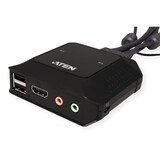 thumbnail of ATEN CS22H 2-Port USB 4K HDMI KVM Switch