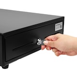 thumbnail of Monepass CD145b – 33,5cm – Cassetto portadenaro Low Duty 4 banconote / 8 monete con apertura manuale Push-Open