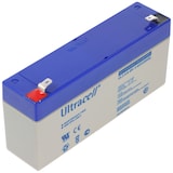 thumbnail of Ultracell UL 3.4-6 Blei Akku mit Faston 4,8mm Kontakten, Abmessungen 134x34x62mm