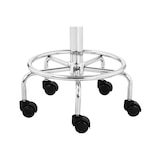 thumbnail of physa Sgabello per estetiste e parrucchieri - Con rotelle e sella di cavallo - 570 - 690 mm - 150 kg - Bianco