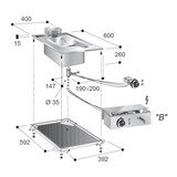 thumbnail of Friteuse Électrique Encastrable Drop-In - 10 L - CombiSteel