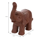 thumbnail of ML-Design Deko-Figur Elefant Braun 36x19x39 cm, orientalisches Design, wetterfest für Innen & Außen, Feng-Shui Glückselefant Skulptur Gartendeko