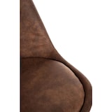 thumbnail of Lot de 4 chaises de salle à manger Linares Marron/Similicuir