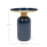 thumbnail of Mesa de centro Nalima azul D.40,5 - KALEB