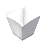 thumbnail of MONOUSO - Mehrweg Fingerfood-Becher aus PS "Onda" weiß 100ml (500 Stück)