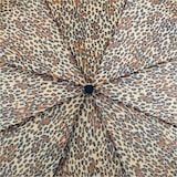 thumbnail of Taschenschirm Leopardenmuster Automatik 8 Streben Fiberglas 100 cm