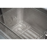 thumbnail of Profi- friteuse HDF2128, roestvrij staal/kunststof, 39 x 55 x 55.8 cm, inhoud: 8+8 L, vermogen: 2 x 3250 W, afneembare mandgreep, zilver