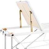 thumbnail of 3 Zonen Massageliege mit 5cm Polsterung und Aluminiumgestellweiß