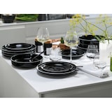 thumbnail of CreaTable Nordic Gourmet Schwarz Tellerset 18-tlg Steinzeug