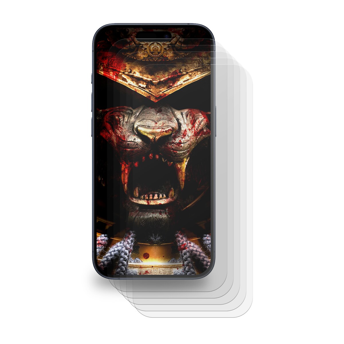 5x FULL COVER Displayschutzfolie für iPhone 15 PREMIUM MATT ENTSPIEGELT Displayschutz Schutzfolie Folie