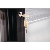 thumbnail of Expositor de bebidas de balcão, 2 portas deslizantes, chapa/alumínio/vidro, 90 x 90 x 52 cm, 230W, arrefecimento a ar, 208L, preto, Polar GL003