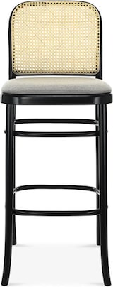 thumbnail of FAMEG Designer Premium Barhocker | BST-811/1 | Mit Rückenlehne | Polstersitz | Buchenholz